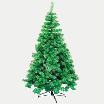 Arbol Normal  Abeto Alta Densidad 240cm Verde 125x125x240 Cm. Color: Verde
