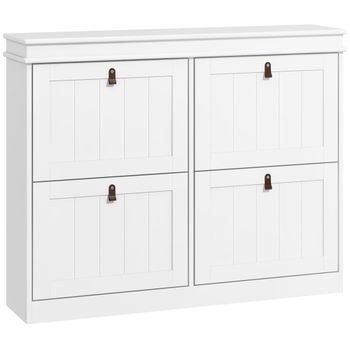 Zapatero 105x24x82.5 cm blanco