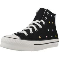 converse deportivas moda chuck taylor all star lift polka dots platform para mujer
