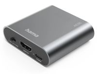hama 00205100 divisor de audio plata