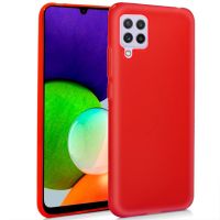 cool funda silicona rojo para samsung galaxy a22 4g
