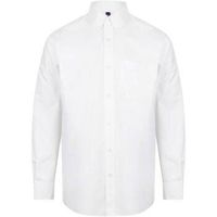 henbury camisa manga larga rw10613 para hombre