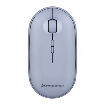 Phoenix Rebble Ratón Óptico Inalámbrico 1600 DPI Azul