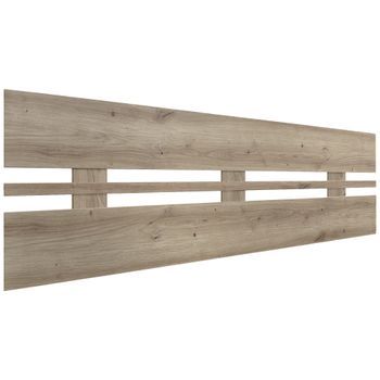 Dhome Cabecero Roble 150cm Horizontal Estilo Ancho Madera Reciclada Dm Herrajes Incluidos (150cm Horizontal Ancho, Roble)
