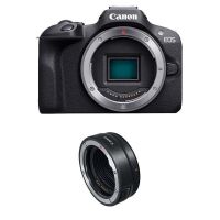 camara mirrorless canon eos r100 241mp4k uhd sensor aps-c wifi bt  anillo ef-eos r