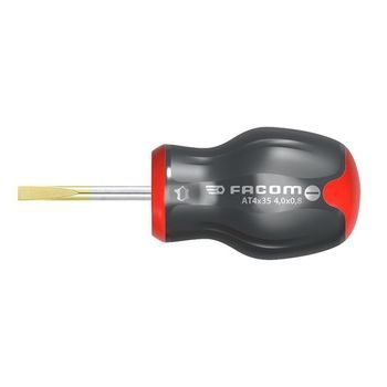 Destornillador Protwist Para Tornillos Ranurados - Hoja Avellanada - 4x25 - Facom - At4x25