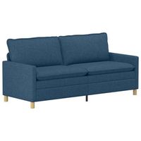 sofa azul 196 x 81 x 875 cm tela vidaxl