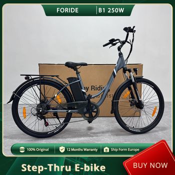 ¡Gran oferta! Bicicleta eléctrica para adultos, modelo Foride B1, 250 W, 45 Nm, con cuadro de fácil acceso, autonomía máxima de 90 km, batería de 36 V y 15,6 Ah, neumáticos de 26 pulgadas, velocidad