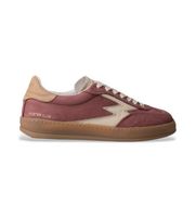 moa concept para mujer cl260 zapatillas de piel club rojo 41 plano cordones casual