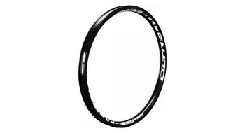 Llanta trasera bmx ikon ultralite i 406x28mm i 36 agujeros negra   blanca