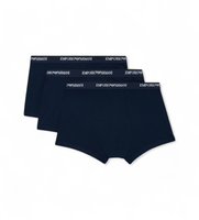 emporio armani para hombre em000259af14132 set de 3 boxers azul marino xxl negro homewear sintetico