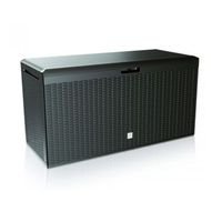 caja de jardin baul de almacenaje 2en1 asiento