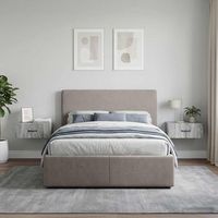 mesitas de noche de pared - dormitorio - madera de ingenieria - gris sonoma 49x345x20cm