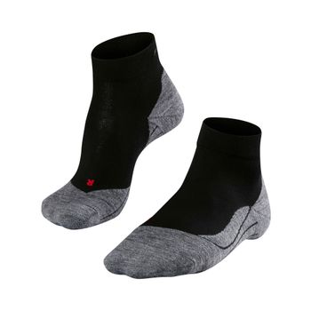 Falke RU4 Endurance Short Calcetines para correr Hombres - negro, gris