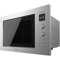 cecotec grandheat 2550 built-in steel microondas integrable con grill 25l 1320w
