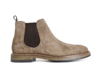 beatles de ante para hombre taupe