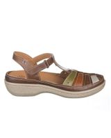 de laura azana sandalias planas laura azana 11986 mujer cuero marron