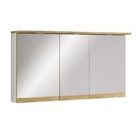 armario con espejo de bano led 59x110x23 cosila