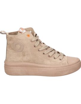 Zapatillas Altas Veganas Para Mujer Refresh 172303 Color Taupe 35