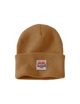 Gorro Carhartt Knit Heart Patch Beanie Marrón