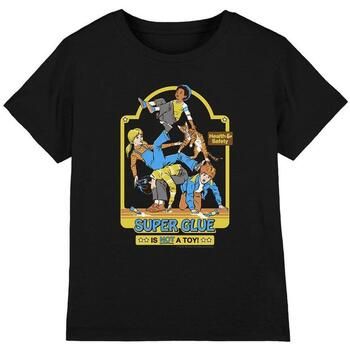 Steven Rhodes Camiseta Superglue Is Not A Toy para niña