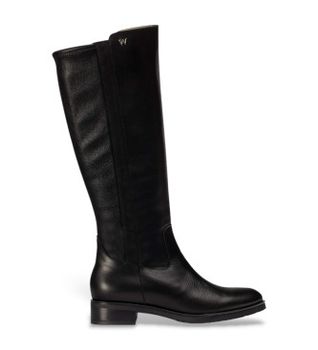 Wonders para mujer. C-54100 Botas Codigre negro (36), Piel, Plano, Cremallera, Casual