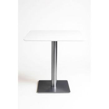 Mesa Samp 60 Cm De Madera Lacada 75*60*60 Cm - Blanco