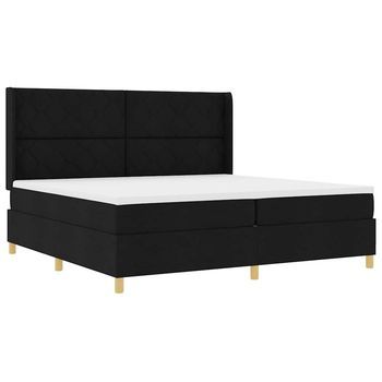 Cama Tapizada 200x200x128 Cm  - Negro
