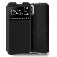cool funda flip cover liso negro para samsung a055 galaxy a05