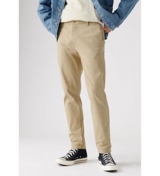 Levi's para hombre. 17196-0011 Pantalón XX Chino Standard Taper beige (34/32), Casual, Algodón, Sostenible