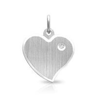 colgante de plata 925 circonita esmerilada