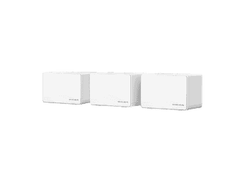 Sistema WiFi Mesh - Mercusys Halo H3600BE, 2880 Mbps, MU-MIMO, Doble banda (2,4 GHz / 5 GHz), Wi-fi 7, Pack de 3, Blanco