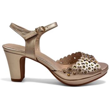 Timbos Náuticos Sandalia tacon plataforma fiesta mujer taupe 129983 para mujer