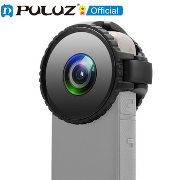 PULUZ-Protector de lente mejorado, cubierta protectora de vidrio para Insta360 One X2, accesorios