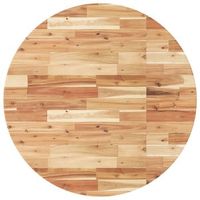 tablero de mesa  tablero escritorio redondo madera maciza de acacia o90x4 cm