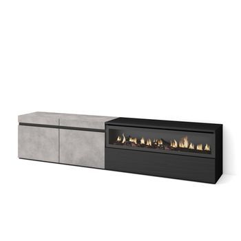 Mueble Tv, Televisión, Muebles De Salón, Almacenaje, 200x45x35cm, Para Tv Hasta 80