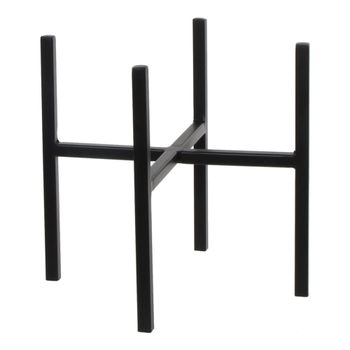 Soporte para plantas ascot negro  h25xb24xl24cm