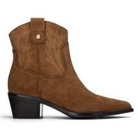 carmela zapatos de tacon 16439001 botin cow camel para mujer