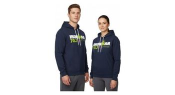 Ironman 70 3 luxemburgo sudadera con capucha azul marino