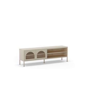 Mueble Televisión Dora 2 Puertas Diseño Moderno Y Funcional