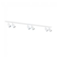 regleta de techo dongor blanco 6 luces