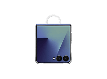 Funda - Samsung, Para Samsung Galaxy Z Flip7, De Silicona con anillo, Transparente