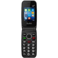 telefono movil qubo neo2 nw bk 4g negro dual sim pantalla 24 sos