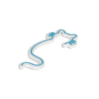 Iluminación Led Decorativa De Plástico Cat Azul 22x48x2 Cm