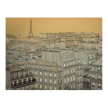 Papel Pintado 3d - Buenas Noches, París (400x309 Cm)