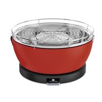 feuerdesign vesuvio parrilla mesa carbon combustible rojo