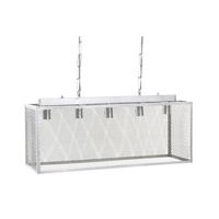 lampara techo metal 79x26x120 gris