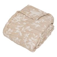 nuvia colcha de lino beige 260x240cm