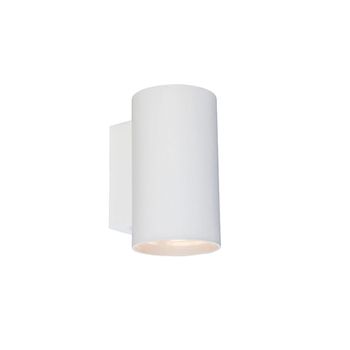Aplique moderno redondo blanco