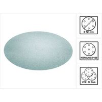 festool abrasivo de malla granat net stf d125 p100 gr net50 - 125 mm  50 unidades  203295 